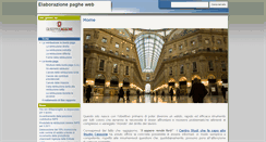 Desktop Screenshot of elaborazionepaghe.com
